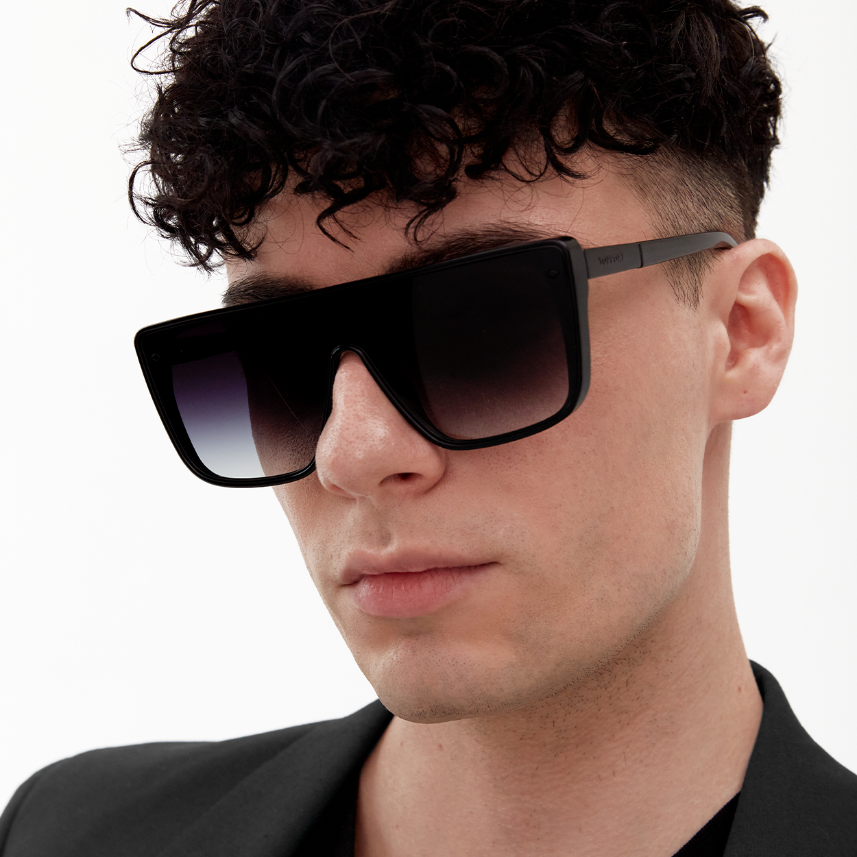 Sustainable Rayz Limited Edition Black Square Sunglasses - Eco-Friendly UV Protection for Outdoor Activities, Travel & Fashion
