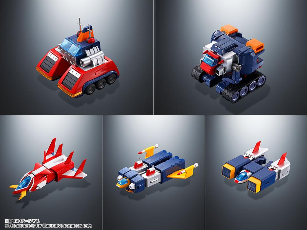 Bandai DX Soul of Chogokin Super Electromagnetic Machine Voltes V Action Figure - Premium Collectible Robot Toy for Anime Fans & Collectors - Perfect for Display, Gifts, and Anime-Themed Decor