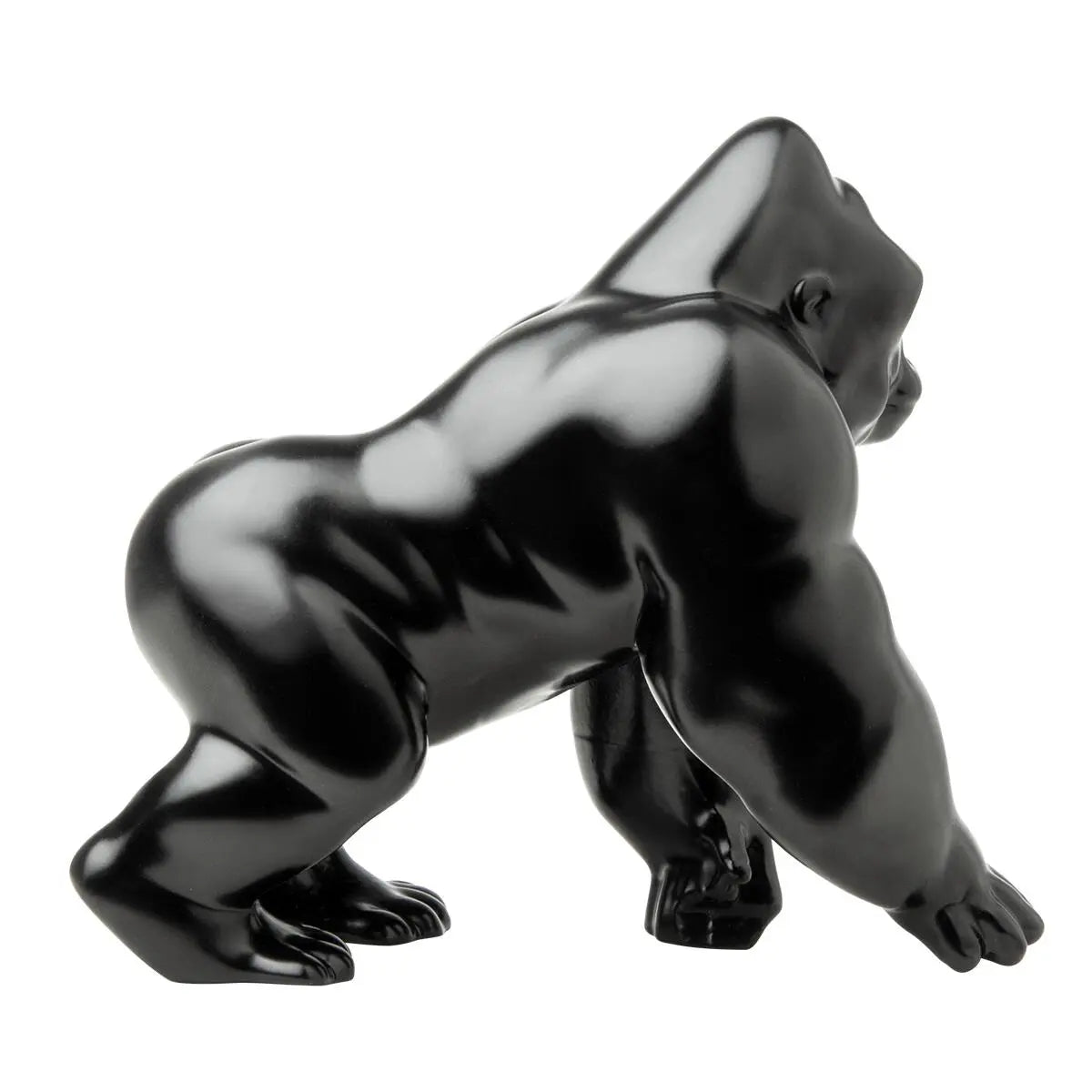 Premium Matte Black Gorilla King Hood Ornament - Durable Car Accessory for Trucks & SUVs - Perfect for Off-Road Adventures & Custom Vehicle Decoration