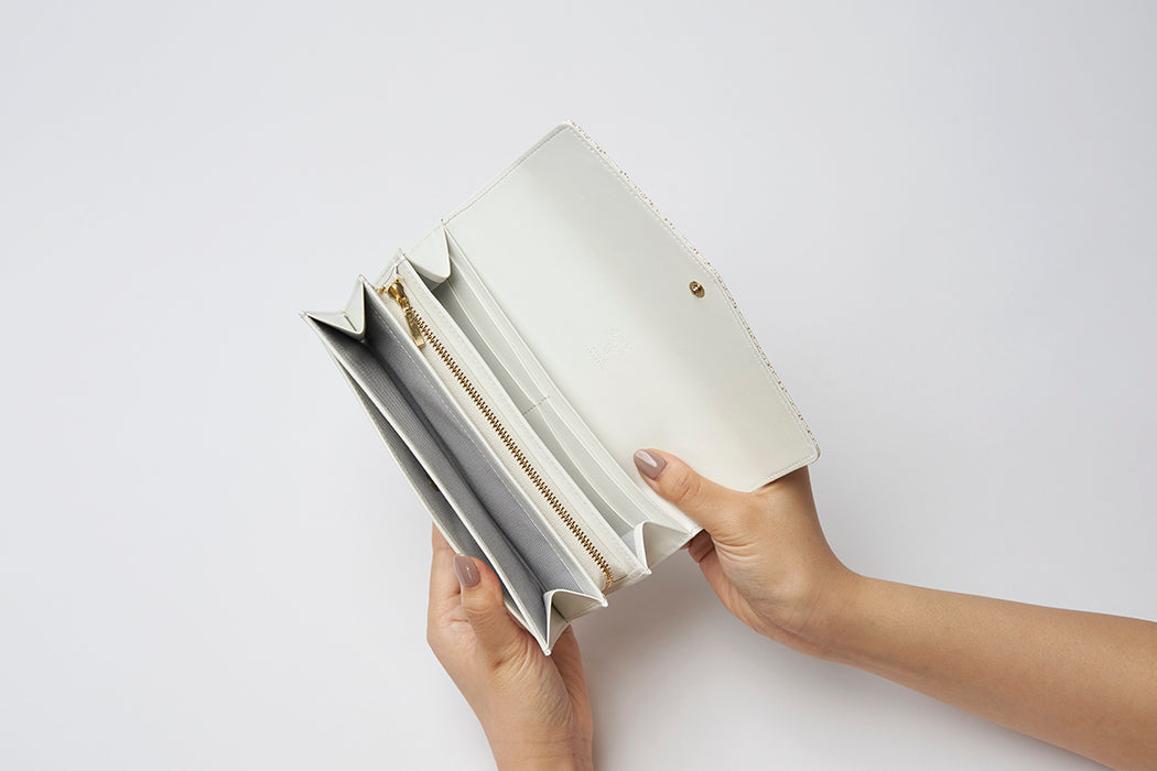 Premium Koshu Inden Japanese Deerskin Leather Long Wallet - Handcrafted in Japan - Genuine Leather Bifold Wallet for Men - Perfect for Business, Travel & Everyday Use