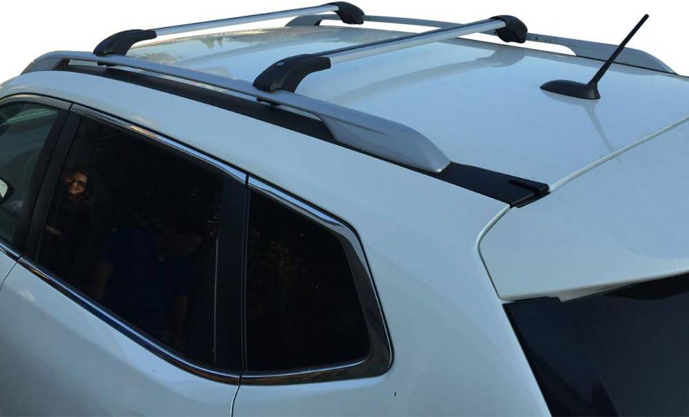 2014-2020 Nissan Rogue Roof Rack Cross Bars - OEM Style Aluminum Roof Rails for Cargo & Luggage - Perfect for Road Trips, Camping & Outdoor Adventures