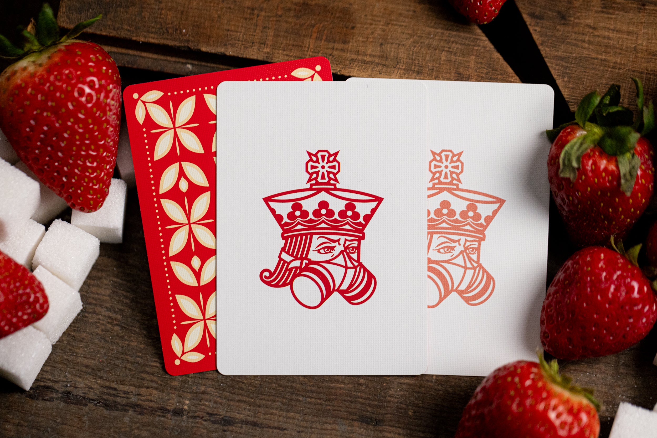 Premium Strawberry Pi Luxury Playing Cards - Elegant Deck for Poker, Magic Tricks & Collectors - Perfect for Game Nights, Gifts & Cardistry