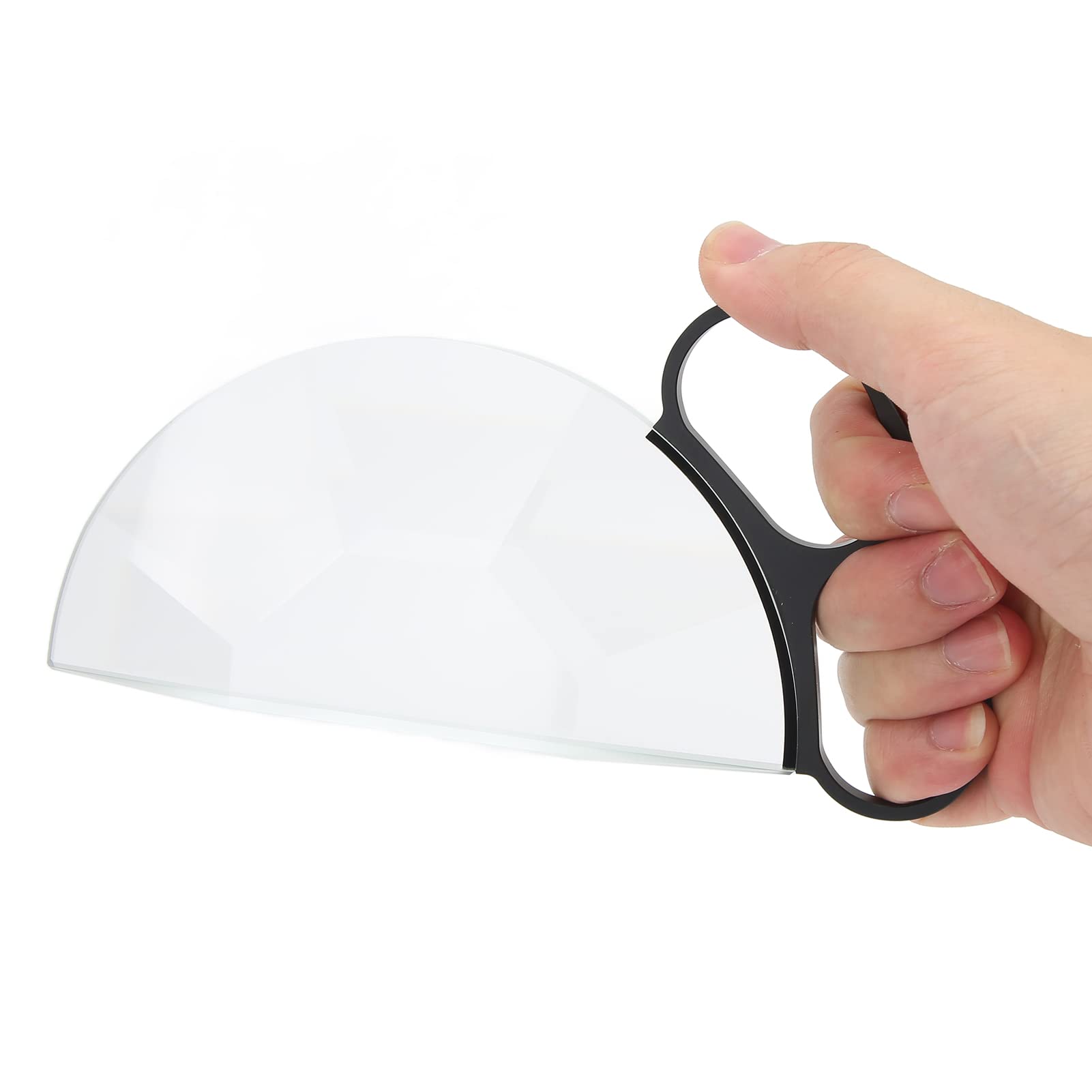 Jopwkuin 150mm Kaleidoscope Glass Prism - Handheld Semicircular Photography Filter for DSLR Cameras | Special Effects Lens for Movie, Music Video & Night Photography | Perfect for Creative Portraits, Light Refraction & Artistic Shots