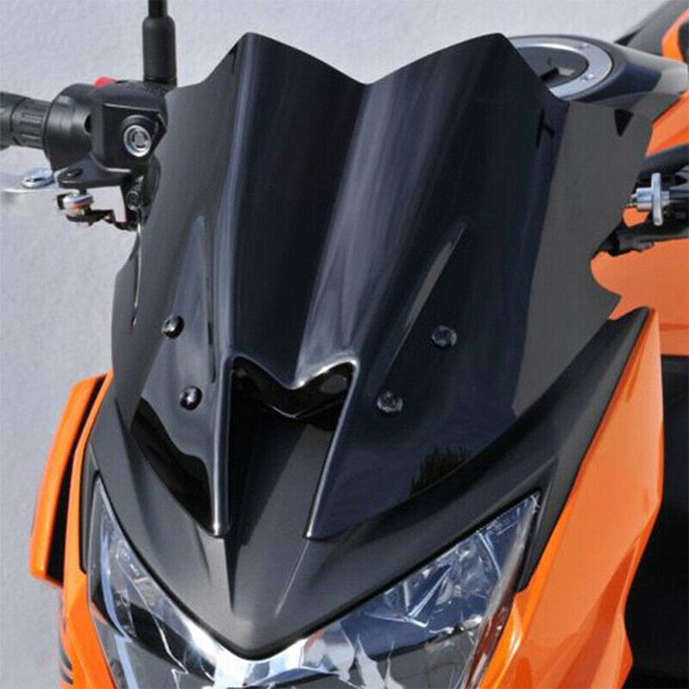 XCJ Motorcycle Windscreen Wind Deflector - Waterproof & Dustproof Windshield for Kawasaki Z800/ZR800 (2013-2015) - Easy Installation, Enhanced Safety & Stability - Perfect for Highway Riding & All-Weather Protection