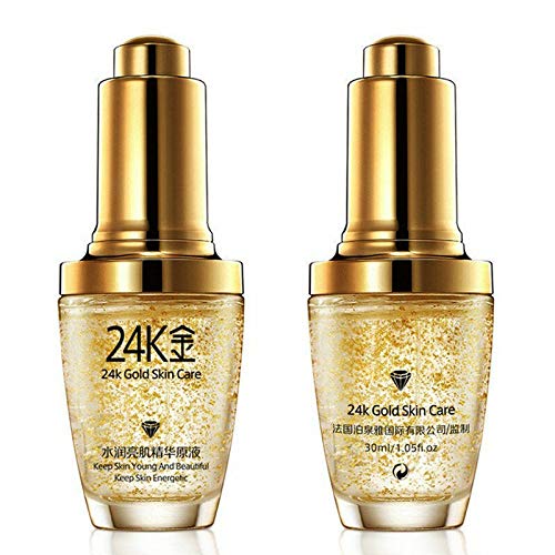 24K Liquid Collagen for Face - Remove Wrinkles & Dark Spots, Anti-Aging Skin Care Treatment - Perfect for Daily Skincare Routine & Nighttime Rejuvenation