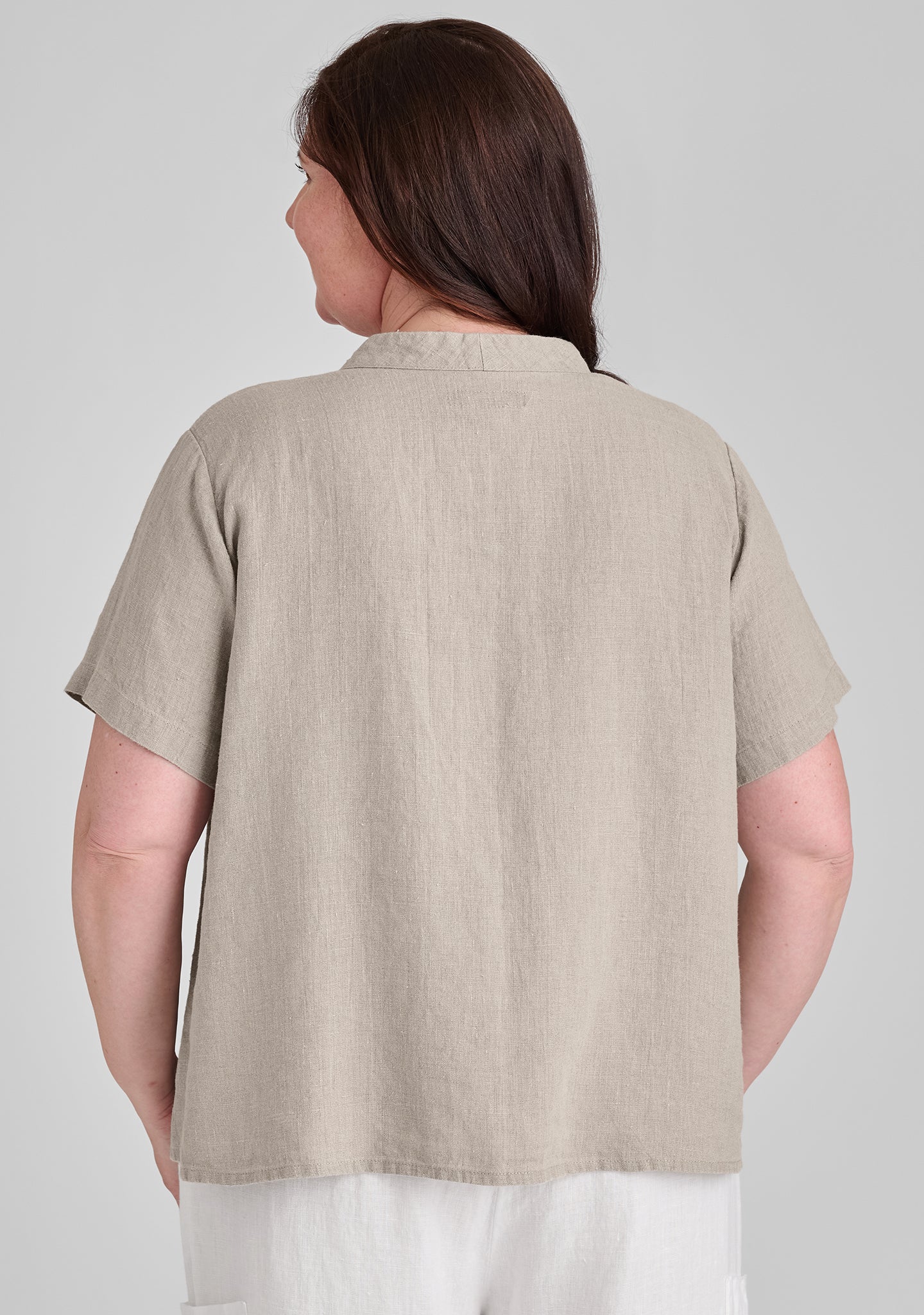 Zdenka Women's Linen Button Down Shirt - Breathable Casual Blouse for Work & Summer Outfits | Office Wear & Vacation Style