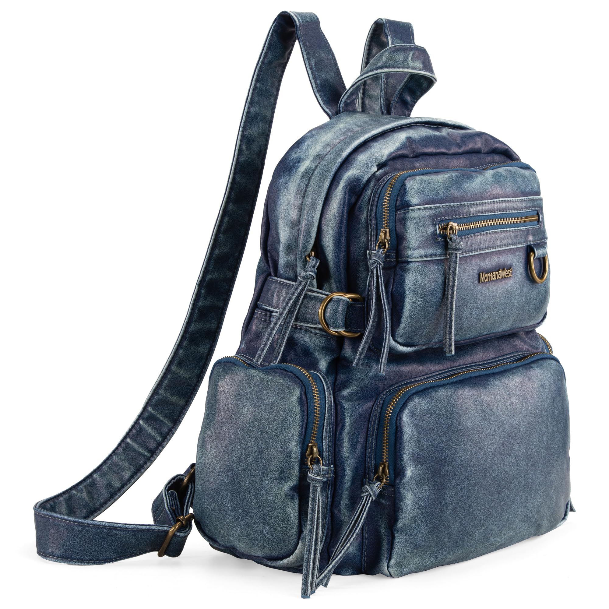 Montana West Medium Backpack Purse for Women & Men - Stylish Casual Daypack with D Key Ring | Perfect for Travel, Work, School & Daily Commute