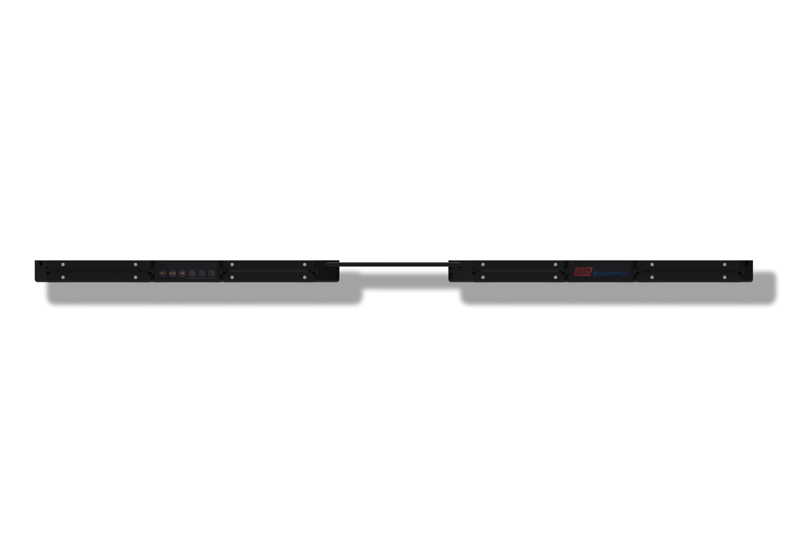 Hunter TIR 3W Interior Upper Windshield LED Strobe Light Bar - Emergency Vehicle Warning Lights with Built-in Controller (Blue) | Perfect for Police, Security & Emergency Vehicles