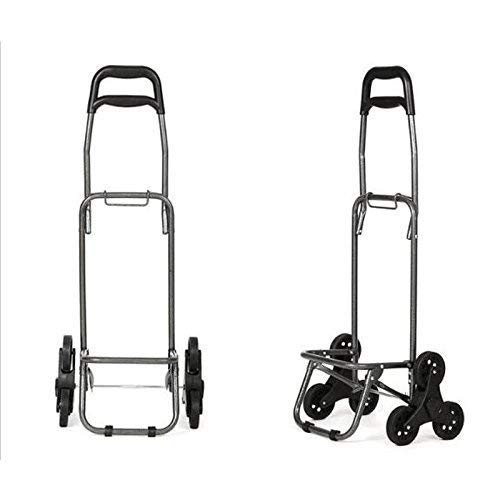 Foldable Shopping Cart with Wheels - Portable Grocery Trolley, Stair Climbing Cart & Luggage Carrier (Green) | Perfect for Grocery Shopping, Market Trips & Apartment Living