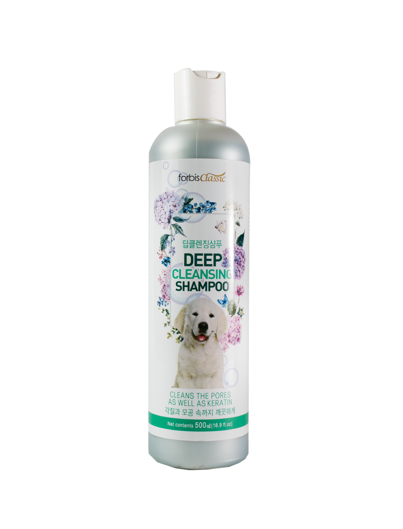 Forbis Classic Deep Cleansing Shampoo for Dogs - 500ml | Gentle Pet Shampoo for All Dog Breeds | Removes Dirt & Odor | Perfect for Bathing, Grooming & Skin Care