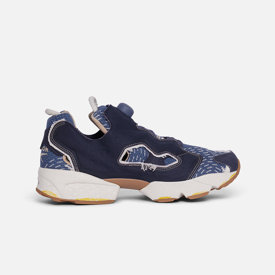 Reebok Instapump Fury 94 Sneakers - Obsidian/Eastcoast Blue/Oat Colorway | Retro Running Shoes for Men & Women | Perfect for Gym, Jogging & Casual Wear