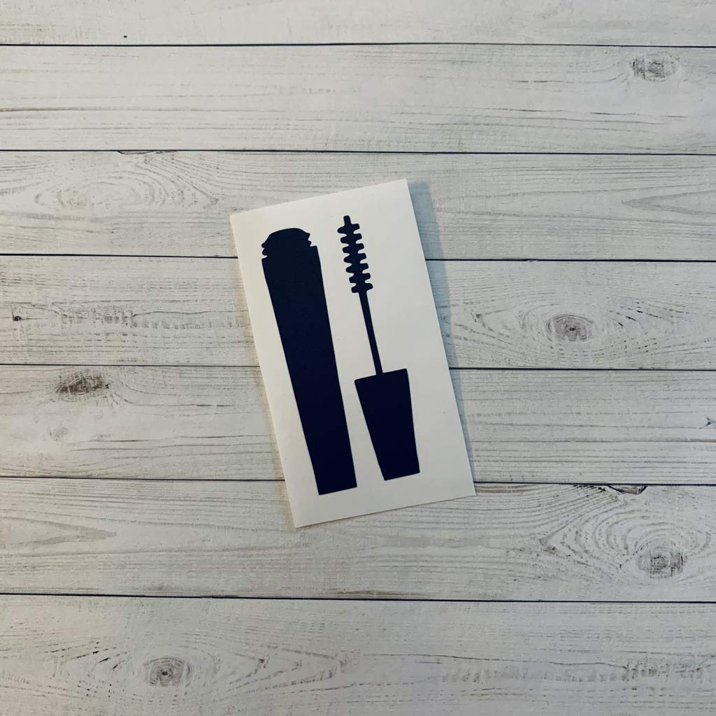 Mascara Vinyl Decal Sticker for Makeup & Beauty Decor