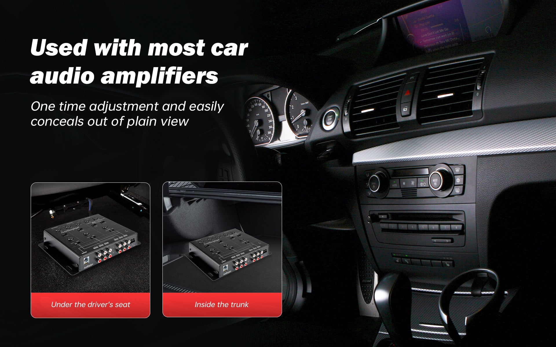 3-Way Active Crossover with Bandpass Filter for Car Audio Systems - XV-3-V15BP - Perfect for Home Theater & Professional DJ Setups