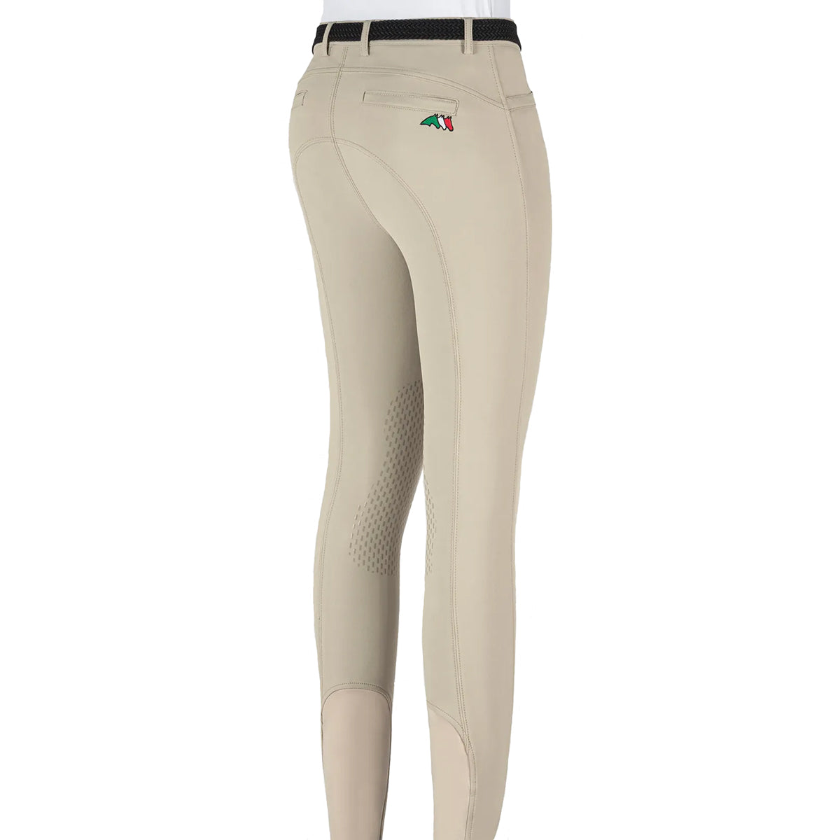 Equiline Girls' JinaK Knee Patch Breeches - Equestrian Riding Pants for Young Riders - Perfect for Horseback Riding Lessons & Competitions