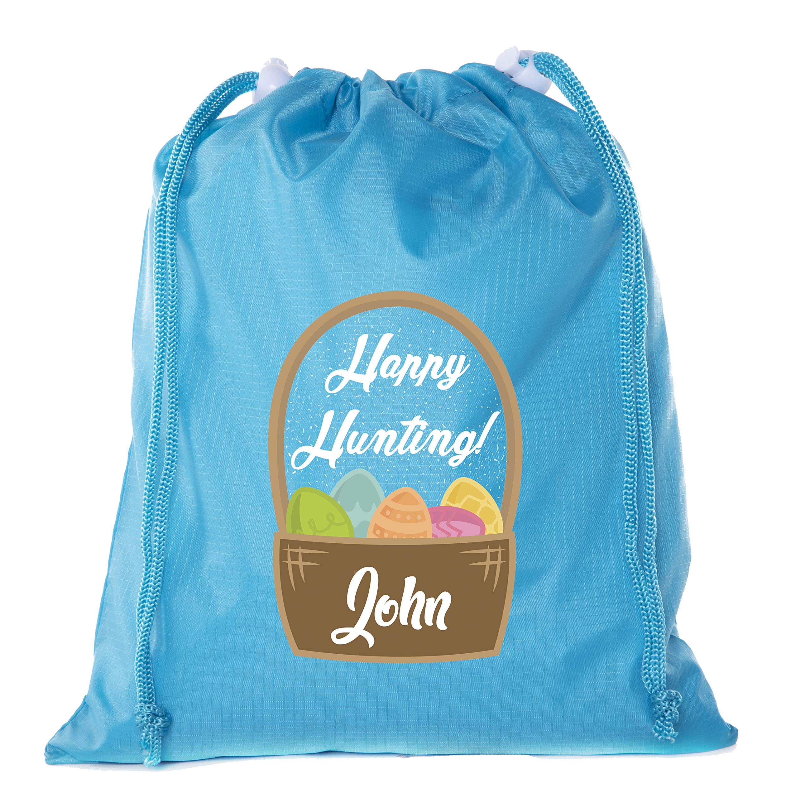 Custom Personalized Mini Easter Cinch Bags - Small Easter Basket Fillers, Party Favors & Gift Bags for Kids - Perfect for Easter Egg Hunts, Classroom Treats & Holiday Celebrations