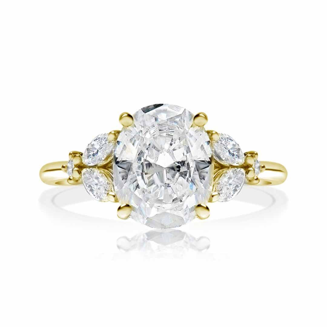 0.44 Carat Diamond Solitaire Engagement Ring for Women - Elegant Wedding Band, Proposal Gift, Anniversary Jewelry for Her - Perfect for Proposals, Weddings, and Special Occasions
