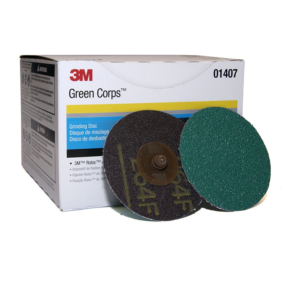 3M 01396 2-Inch Roloc Disc - 50 Grit Surface Conditioning Disc for Metal Grinding & Polishing - Ideal for Automotive, Welding & Fabrication Projects