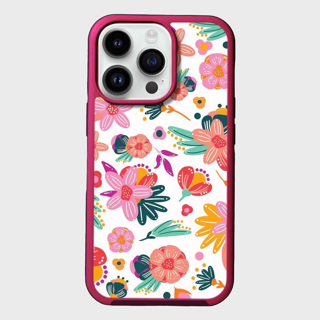 MagSafe iPhone 14 Pro Case with Spring Flower Design - Slim Protective Cover for iPhone 14 Pro - Perfect for Everyday Use, Travel & Outdoor Activities
