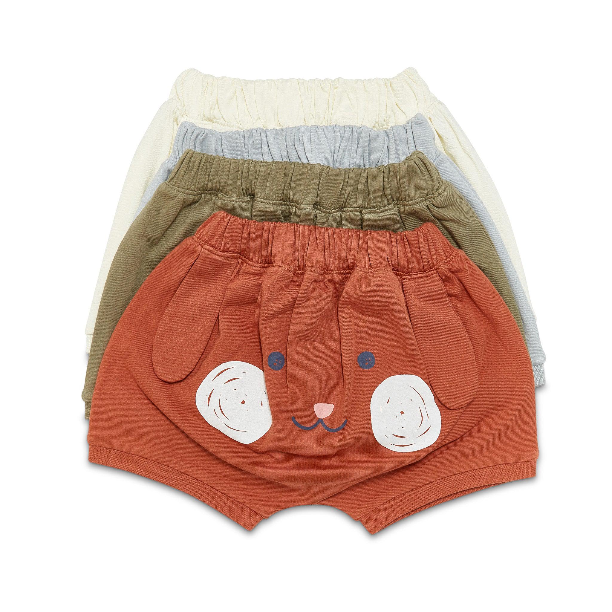 Organic Bunny Bloomers - Soft & Comfortable Baby Pants for Girls & Boys | Perfect for Easter, Spring Outfits & Photo Shoots