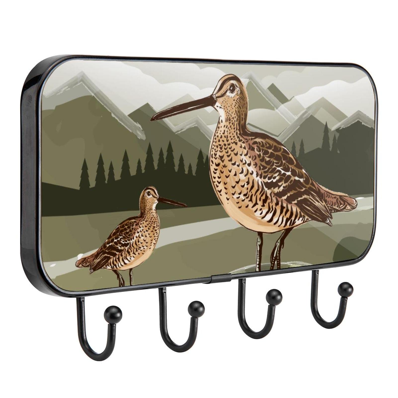 GIAPB Wall Hooks - Heavy Duty Sticky Hooks for Hanging Pictures, Decor & Organizing - Animal & Bird Themed Adhesive Hooks for Bathroom, Kitchen, Bedroom & Office Organization