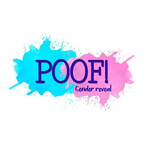 Gender Reveal Golf Balls - Set of 2 Exploding Powder Golf Balls (1 Pink & 1 Blue) with Tee - Fun Backyard Gender Announcement Party Supplies for Baby Shower & Pregnancy Reveal Celebrations