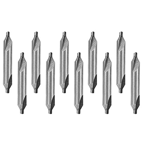 10Pcs High Speed Steel 4341 Drill Bit Set - 2.5mm Straight Shank Woodworking Drill Bits for Metal, Wood & Plastic - Perfect for DIY Projects, Home Repair & Professional Use