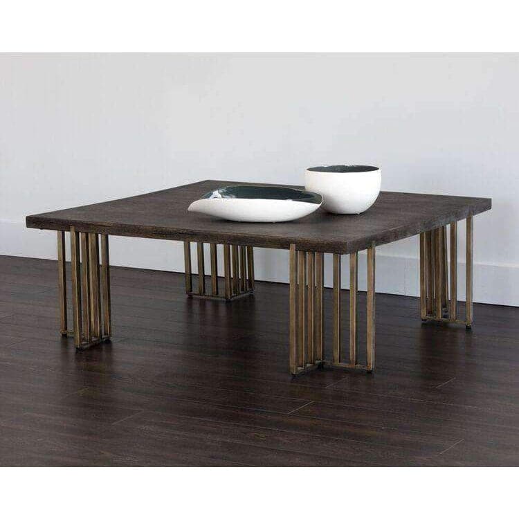 Modern Alto Coffee Table - Minimalist Wooden Living Room Table with Storage Shelf - Perfect for Small Spaces, Apartments & Home Decor