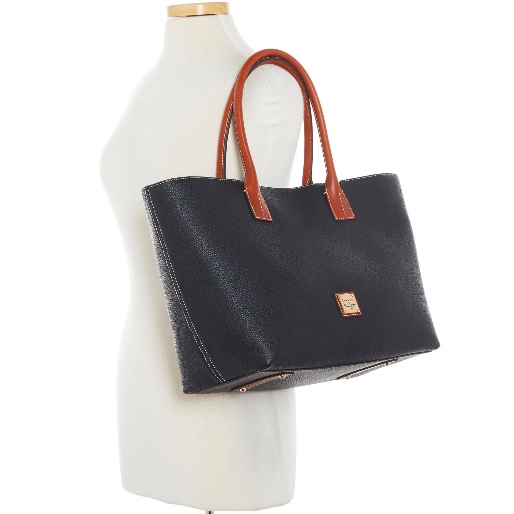 Dooney & Bourke Pebble Grain Medium Russel Tote Handbag for Women - Stylish Leather Shoulder Bag for Work, Travel & Everyday Use