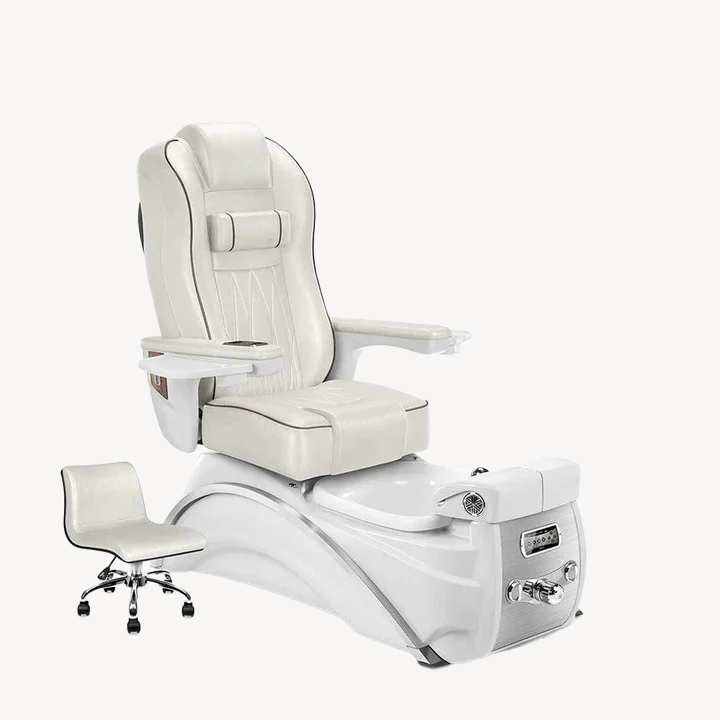 ELITE® Professional Pedicure Spa Chair for Salons & Spas - Comfortable Massage Footrest, Adjustable Height - Perfect for Nail Salons, Pedicure Services & Home Spa Relaxation