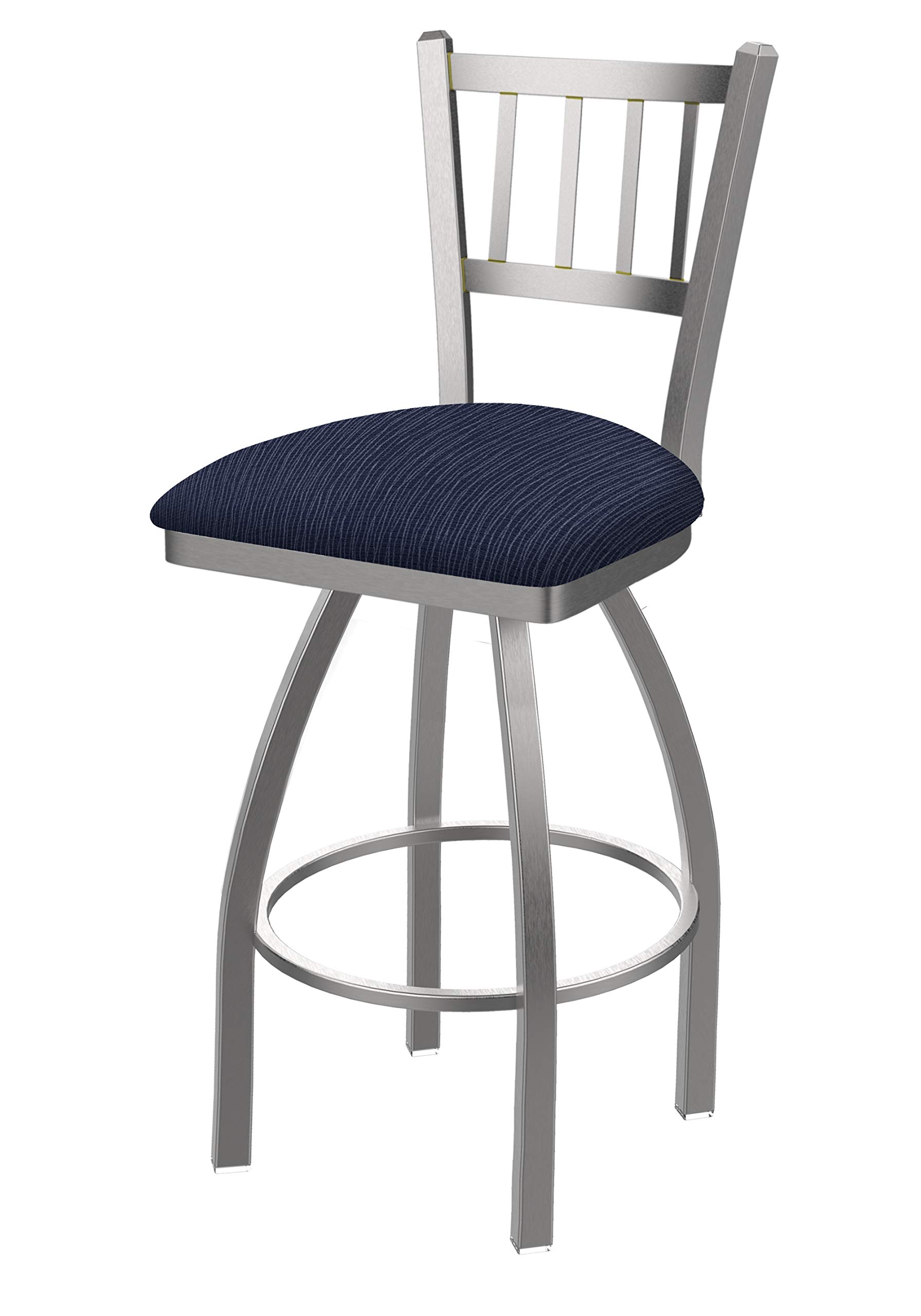 Holland Bar Stool Co. 810 Contessa Bar Stool - 30 Inch Height, Graph Anchor Finish - Modern Kitchen & Bar Counter Stool for Home & Commercial Use