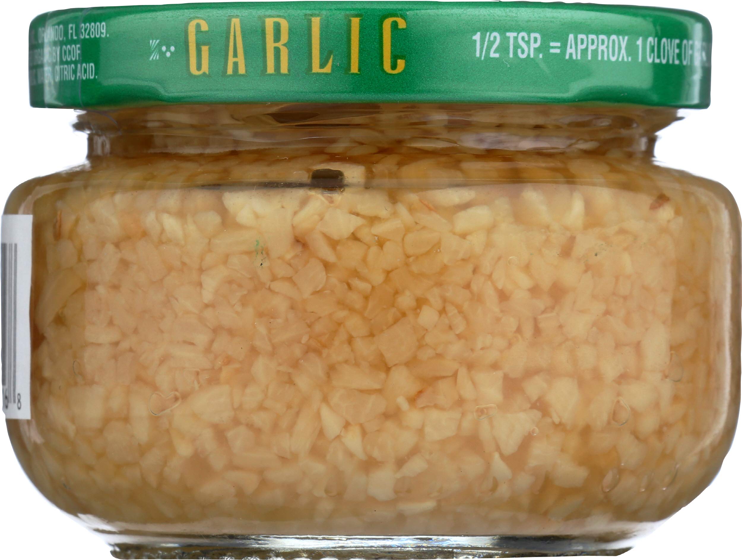 Organic Minced Garlic Ready to Use - 4.5 oz Fresh Packed for Cooking, Soups, Stir-Fry, Burgers & Garlic Bread - Perfect for Home Chefs & Meal Prep