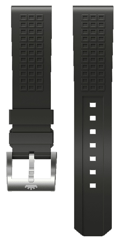 Fortis Gravity Black Horizon Watch Strap - Premium Nylon Watch Band for Men & Women - Durable & Comfortable for Outdoor, Casual & Everyday Wear