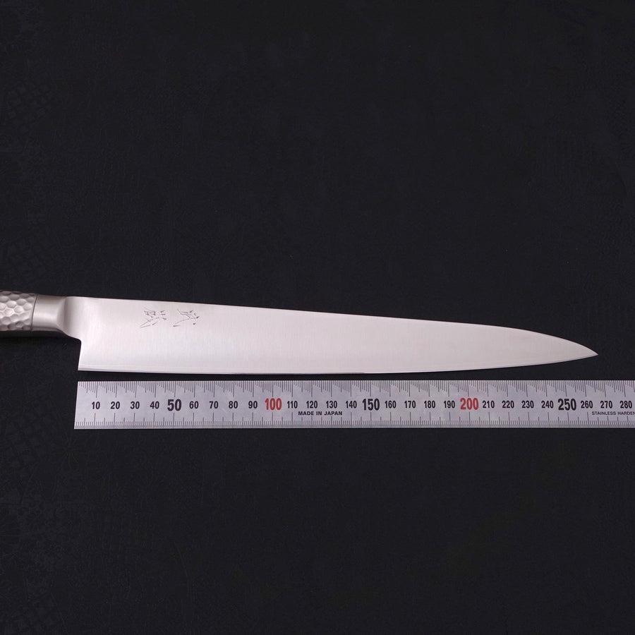 Premium VG-5 Steel Sujihiki Knife 270mm - Japanese Slicing Knife with Polished Western Handle for Sushi, Meat & Fish Cutting - Professional Chef & Home Kitchen Essential