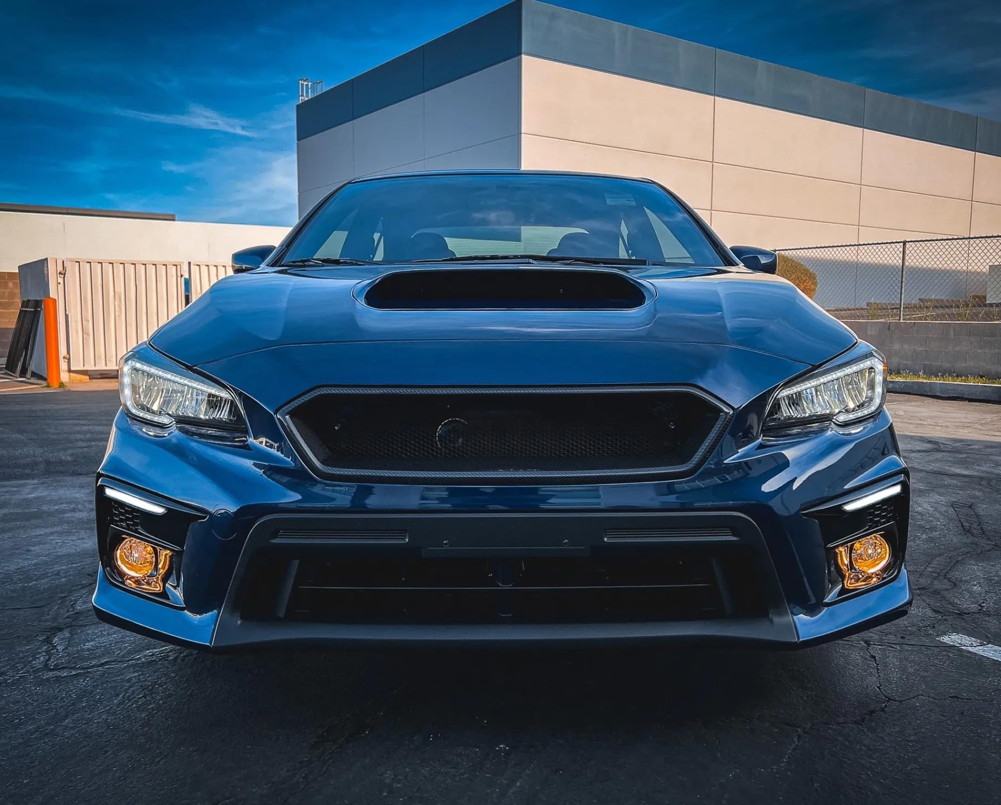 iJDMTOY White/Amber Dynamic Sequential LED Switchback Daytime Running Lights with Fog Lamp Bezels - Compatible with 2018-2021 Subaru WRX/WRX STI | Upgrade Your Car's Style & Safety for Day & Night Driving