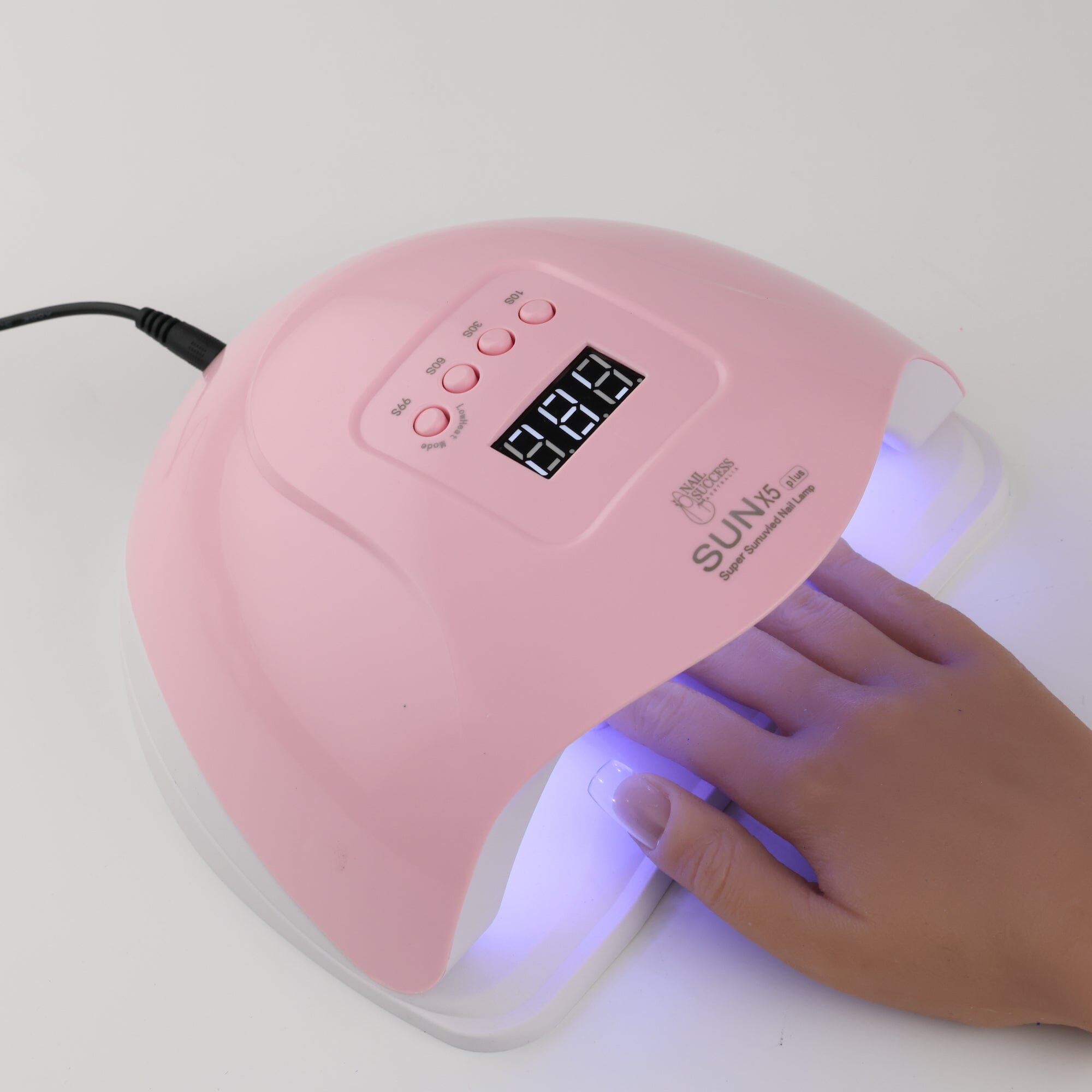 Professional 80W LED/UV Nail Lamp for Gel Polish Curing - Fast Drying Manicure & Pedicure Light for Home & Salon Use