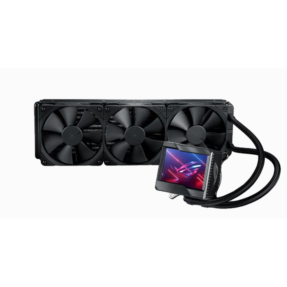 ASUS ROG Ryujin II 360 RGB AIO Liquid CPU Cooler with OLED Display - Premium Cooling for Gaming PCs, Workstations, and Overclocking - Perfect for High-Performance Gaming Rigs and Content Creation Systems