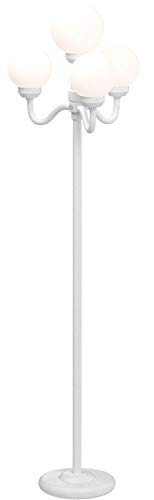 202W European Style Outdoor Street Lamp - Elegant White Garden Lighting for Pathways, Driveways, and Patios