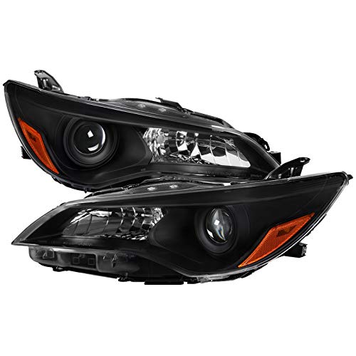 **2015-2017 Toyota Camry Clear Lens Black Bezel OE Style Replacement Projector Headlights – Direct Fit, High Performance, Durable – Perfect for Night Driving & Upgrades**