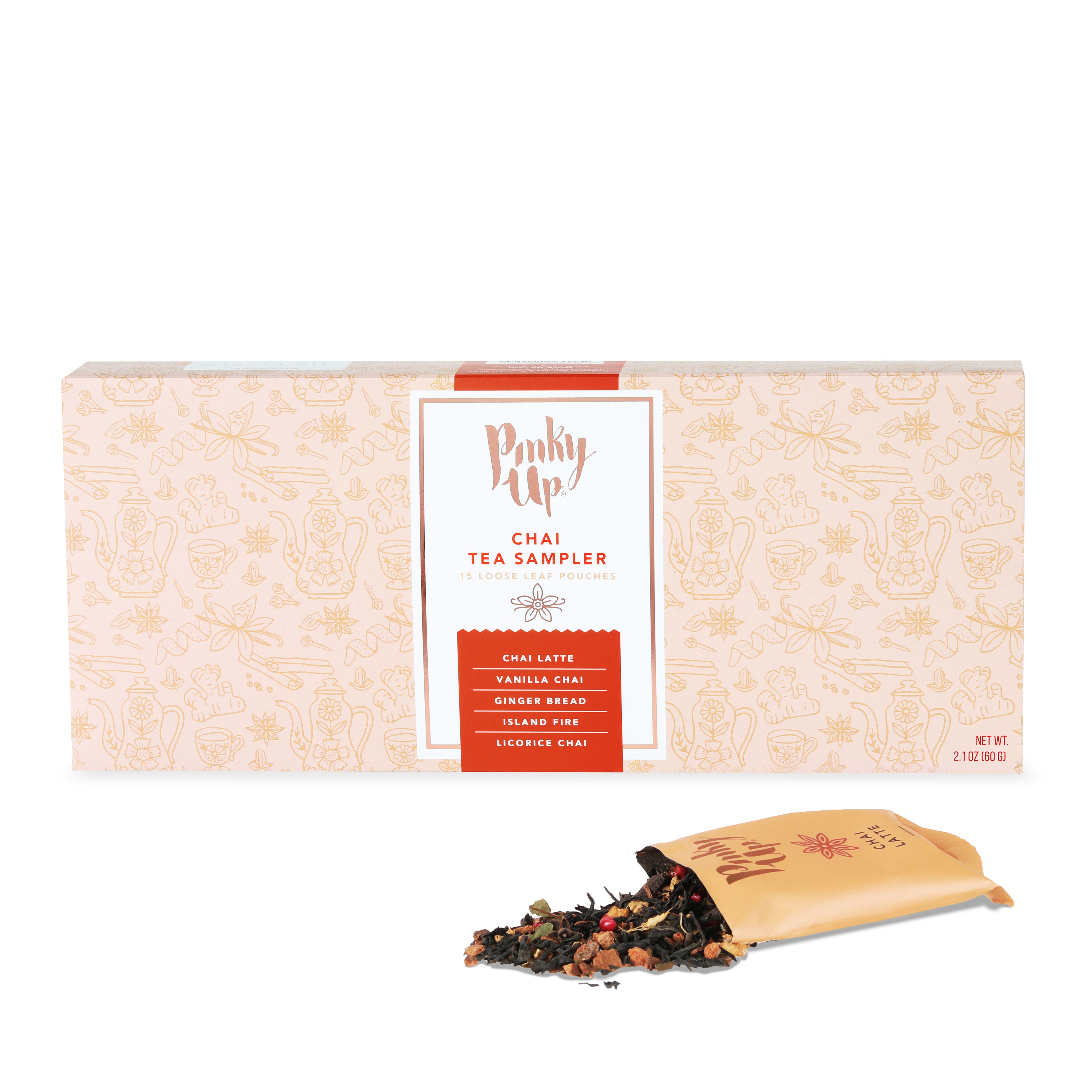 Organic Chai Loose Leaf Tea Sampler - 6 Premium Spiced Black Tea Blends for Home Brewing | Perfect for Morning Boost, Afternoon Relaxation & Tea Ceremonies