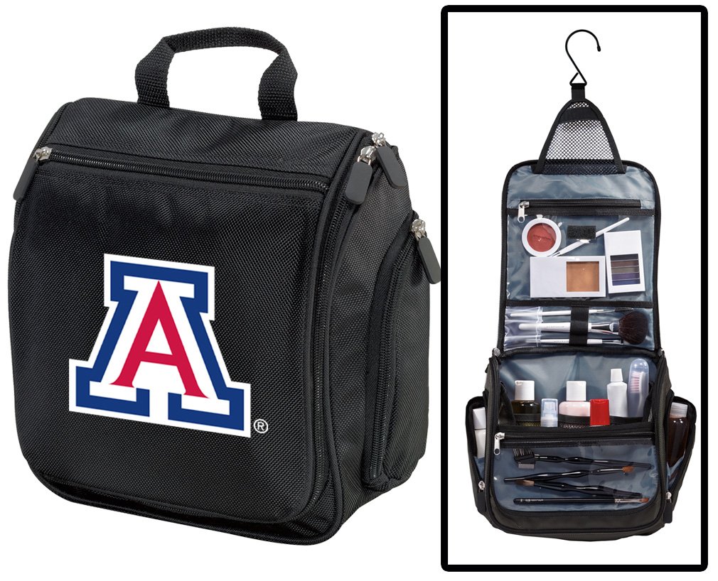 University of Arizona Wildcats Toiletry Bag - Hanging Travel Shaving Kit for Men & Women - Perfect for Dorm, Gym, and Vacation Essentials