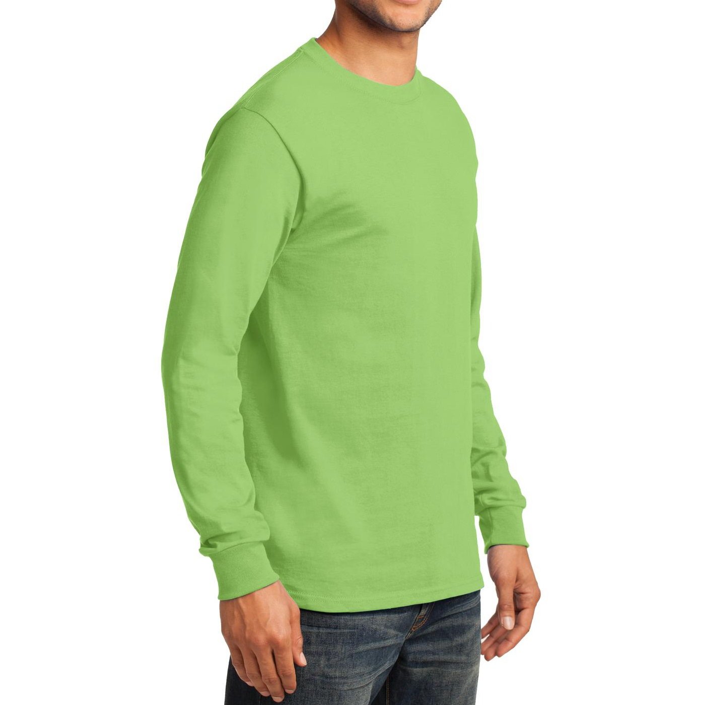 Premium Men's Long Sleeve Essential T-Shirt - Soft Cotton Basic Tee for Casual Wear, Layering & Everyday Comfort
