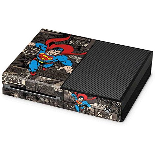 Officially Licensed Warner Bros Superman Gaming Skin Decal for Xbox One Console - Durable Mixed Media Design for Enhanced Gaming Experience