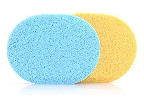 Vanshika Polycotton Stretchable Adjustable Headbands & Facial Cleansing Sponges Set for Women - Soft Hair Accessories & Skincare Combo (Multicolor) | Perfect for Yoga, Gym, Spa, and Daily Beauty Routine