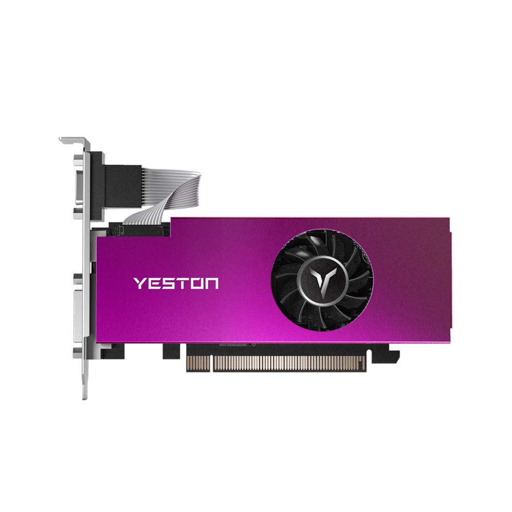 Yeston Radeon RX 550 4GB GDDR5 128-Bit Desktop Graphics Card - 6000MHz, VGA/HDMI/DVI-D - Perfect for Gaming, Video Editing & Multi-Monitor Setup