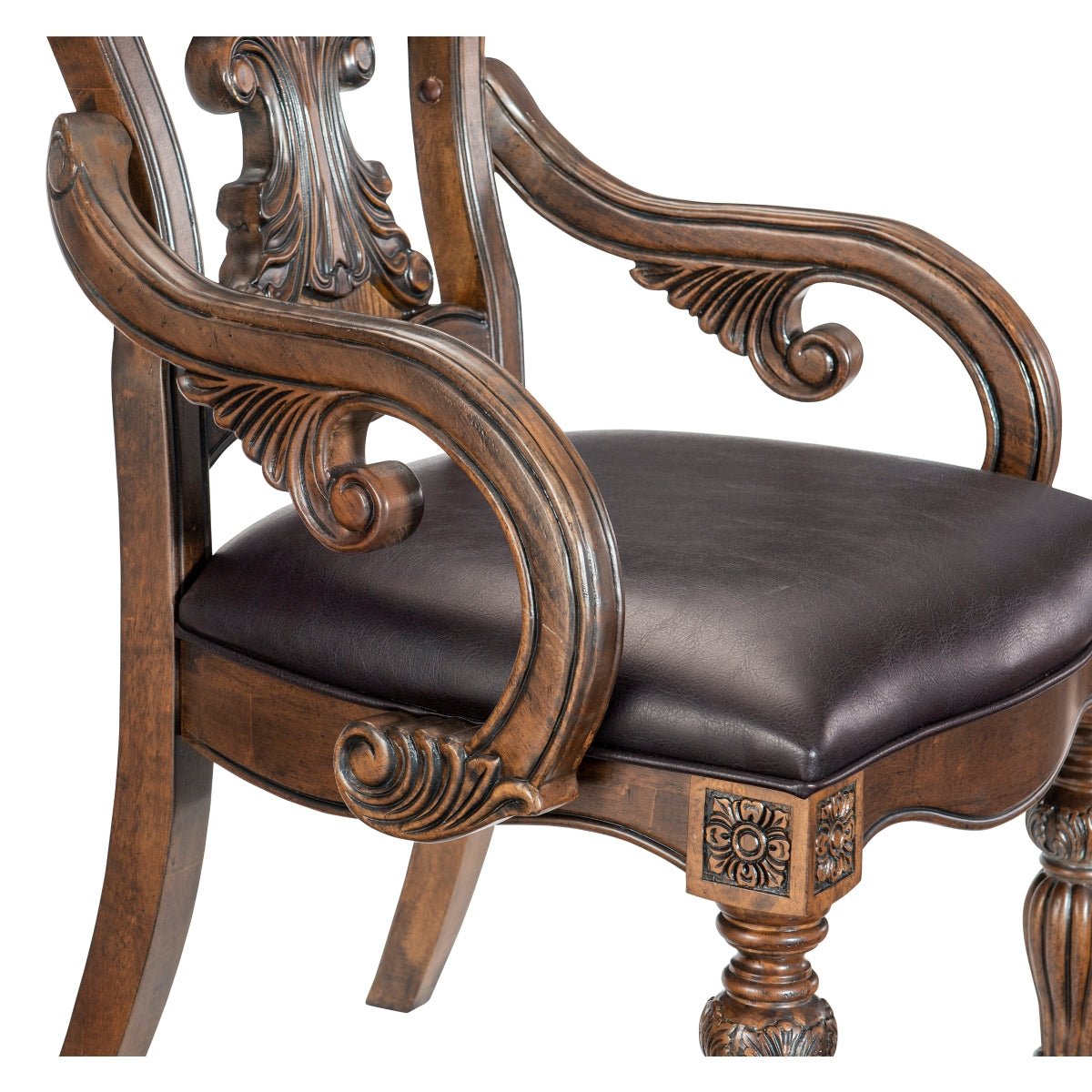 Bergen Collection Arm Chair Set of 2 - Modern Living Room Furniture for Home Office, Lounge & Reading Nook - Comfortable Upholstered Accent Chairs with Wooden Legs