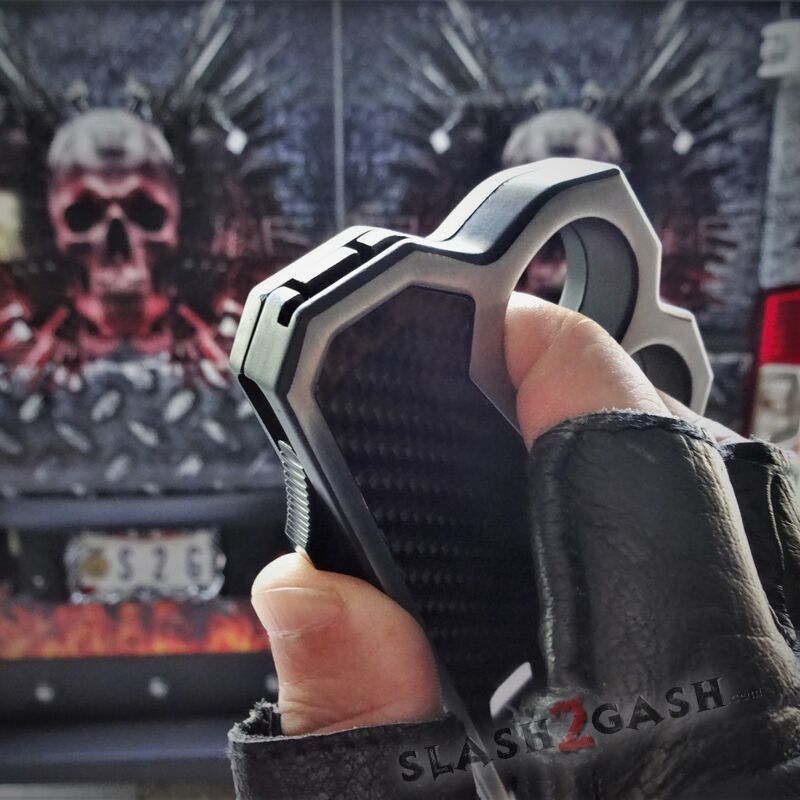 OTF Automatic Knife - Dual Action Switchblade Dagger with Carbon Fiber Handle - Tactical EDC & Outdoor Survival Tool