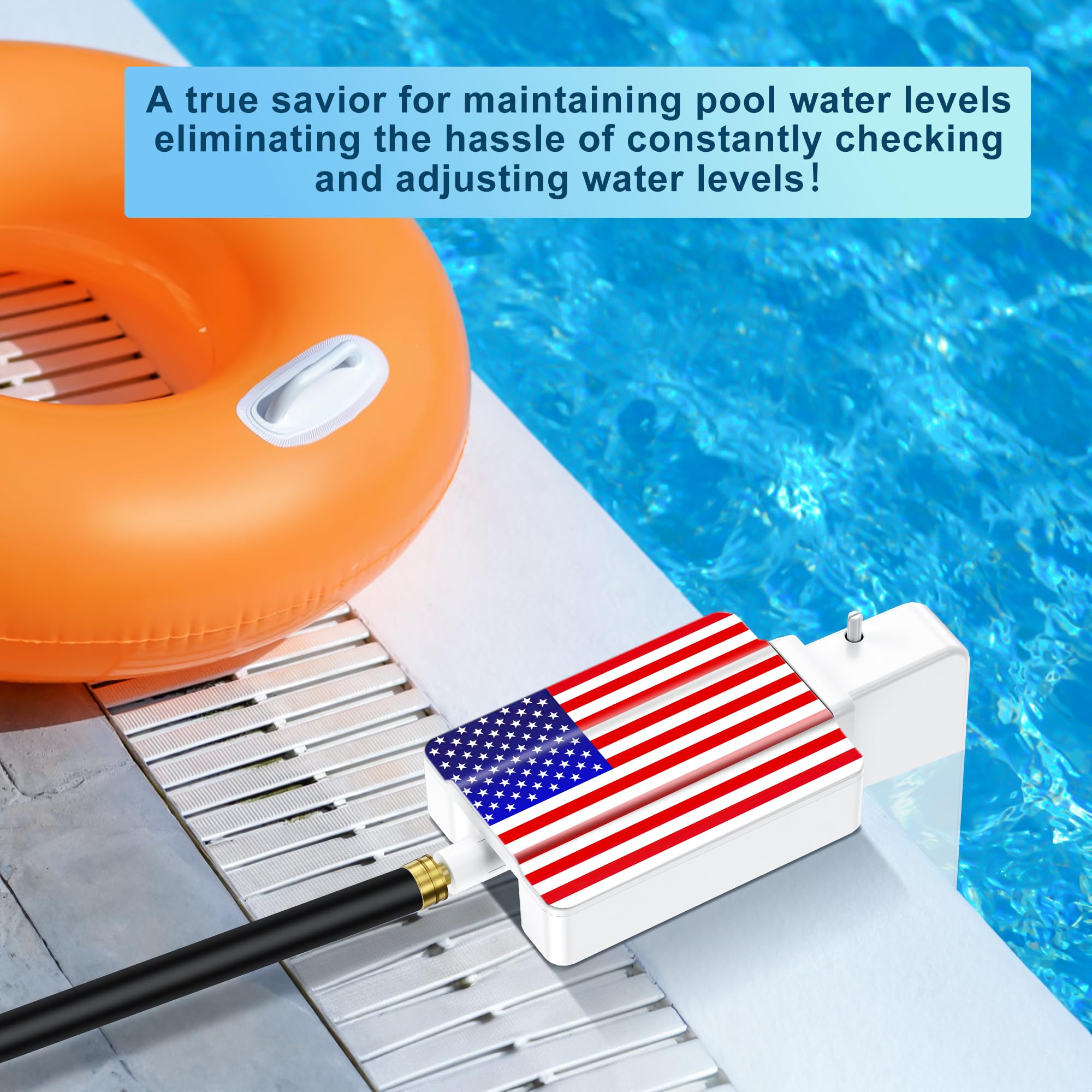 Automatic Pool Water Leveler - Inground Pool Auto Fill System for Precise Water Level Control | Ideal for Home, Resort, and Commercial Pools