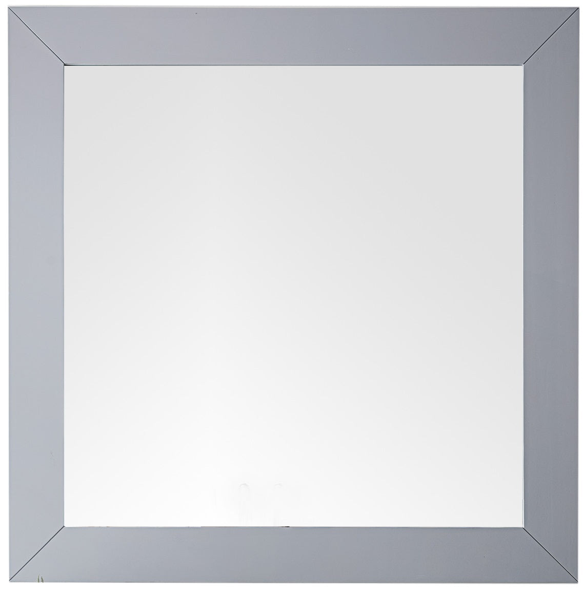 Weston 40-Inch Rectangular Wall Mirror - Silver Gray Finish for Living Room, Bedroom & Entryway Decor