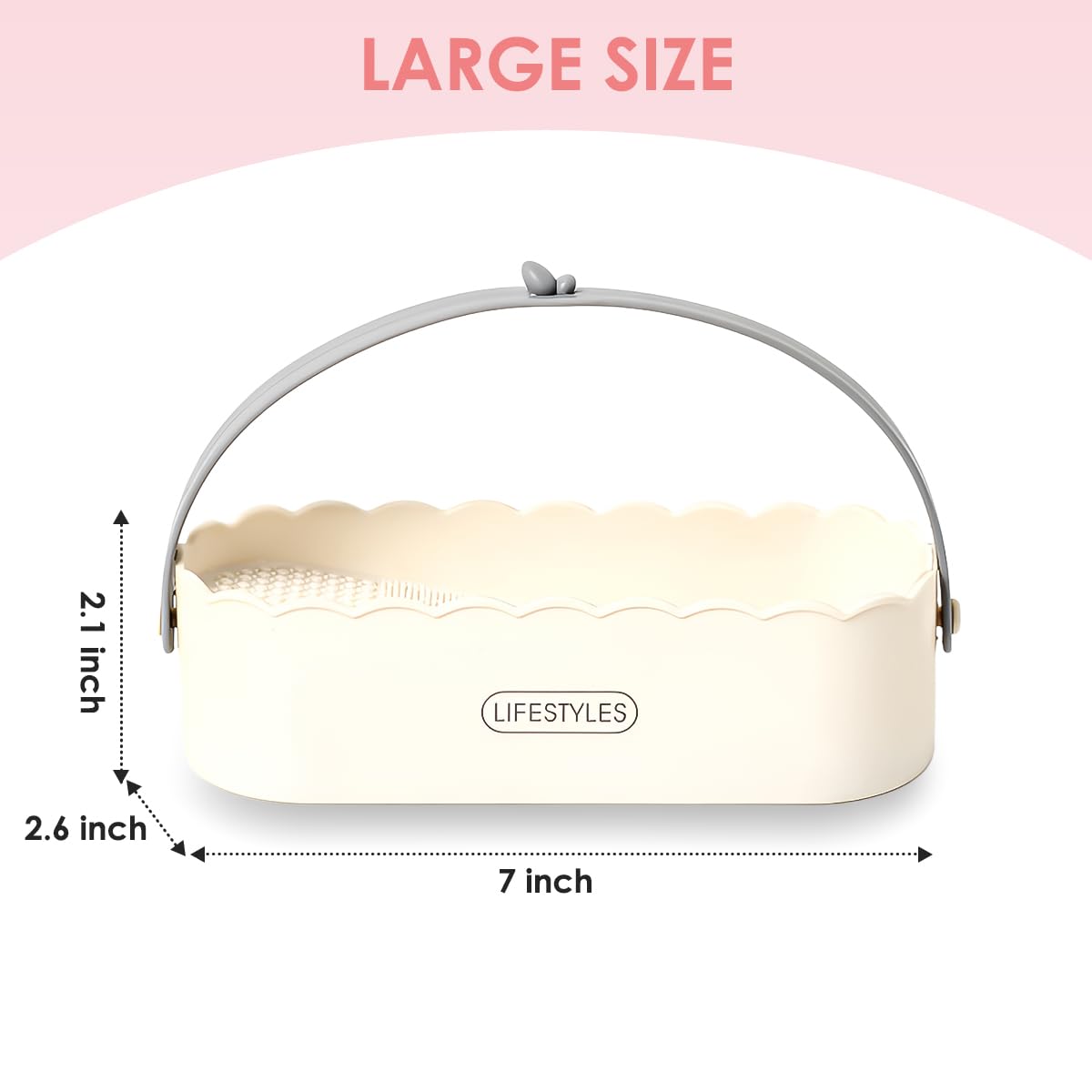 3-in-1 Silicone Makeup Brush Cleaner Bowl with Drying Rack | Professional Brush Cleaning Mat & Organizer for Makeup Brushes, Beauty Sponges & Powder Puffs (White) | Perfect for Home & Salon Use