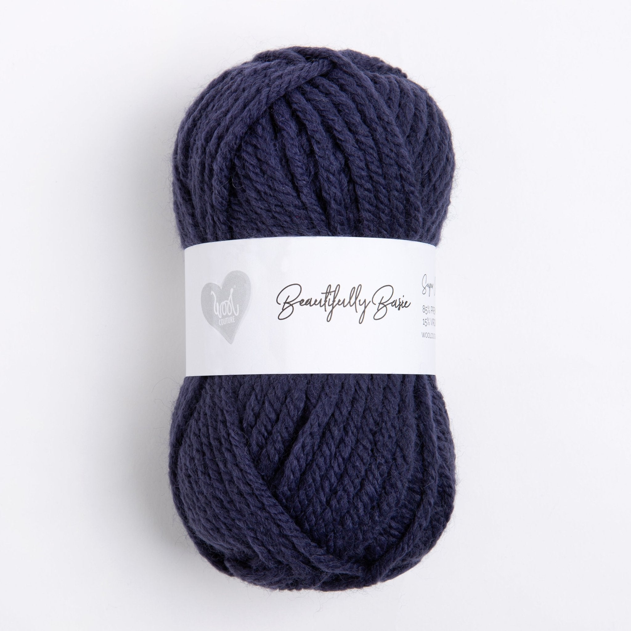 DIY Monogram Cushion Knitting Kit - Midnight Blue Personalized Home Decor for Living Room, Bedroom & Nursery - Perfect Gift for Knitting Enthusiasts